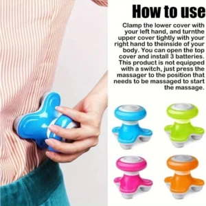 2pcs Handheld Back Massager for Full Body Massage