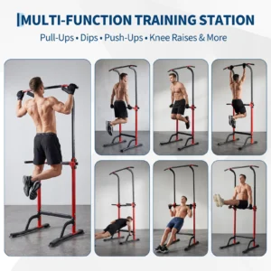 Heavy-Duty Pull-Up and Dip Station